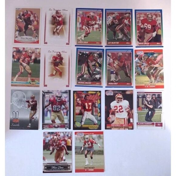 San Francisco 49ers Card Lot of 17 - Picture 2 of 11